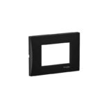 Shabana Schneider Electric Cover 3 Sockets Black 1 New