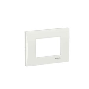 Shabana Schneider Electric Cover 3 Sockets White 1 New