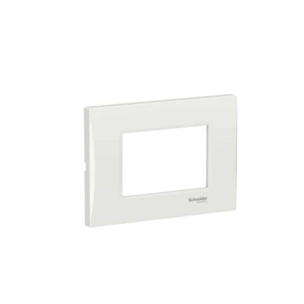 Shabana Schneider Electric Cover 3 Sockets White 1 New
