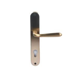 Shabana Sicuro Door Handle Set 2 Pcs Nickel Matt New
