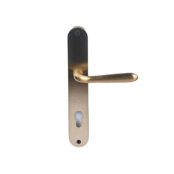 Shabana Sicuro Door Handle Set 2 Pcs Nickel Matt New