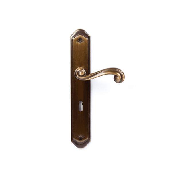Shabana Sicuro Door Handle Set 2 Pcs Oxide Yellow New