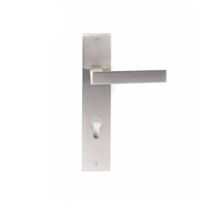 Shabana Sicuro Door Handle Set 2 Pcs Silver New