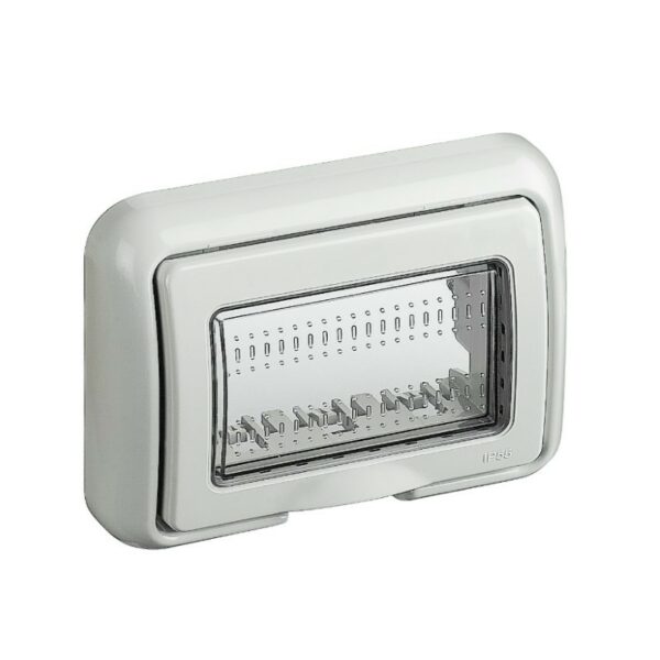 Waterproof 3hole-cover Frame- White