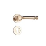 Shabana Stores Doganlar Door Handle Set With Cylinder 4 Pcs Gold Matt Gold New