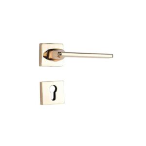 Shabana Stores Doganlar Door Handle Set With Cylinder 4 Pcs Gold New
