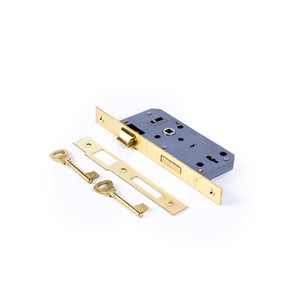Wehold Turkey Mortise Door Lock With Cylinder 2 Keys Gold