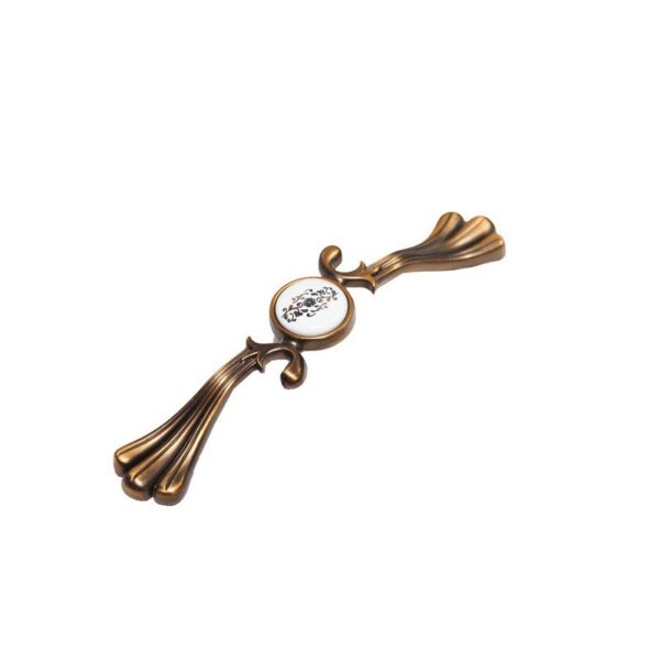 Furniture Handle 12.8 Cm-cafe/porcelain