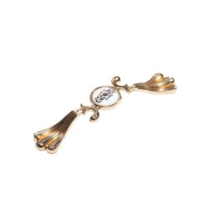 Shabana Stores Furniture Handle 9 6 Cm Gold Ceramic 1 New