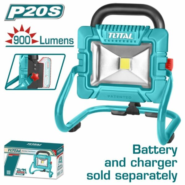 Total Lithium-ion Portable Lamp 20v - Without Battery And Charger