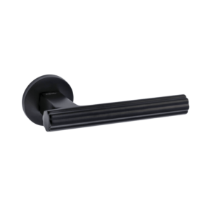 Rosette Dognlar Turkish Fest Cylinder Door Handle Set – Matt Black