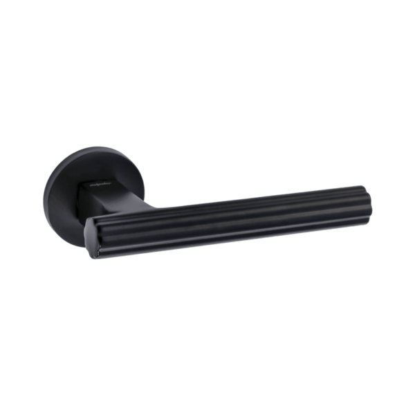 Shabana Stores Rosette Dognlar Turkish Fest Door Handle Set Matte Black New