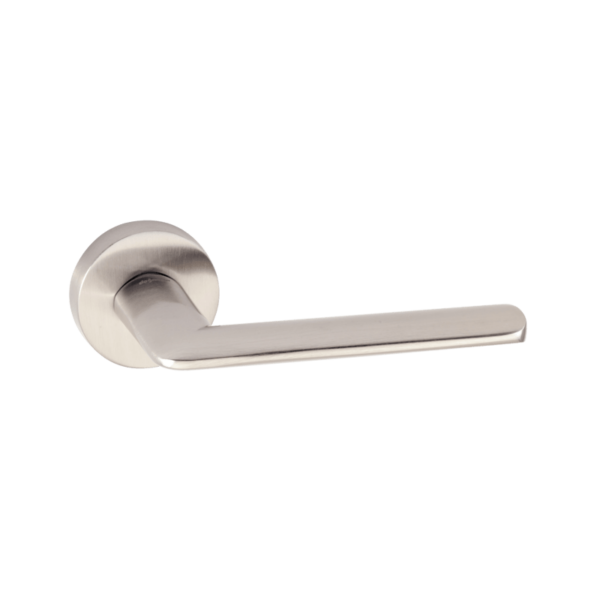 Rosette Dognlar Turkish Sante Cylinder Door Handle Set – Satin