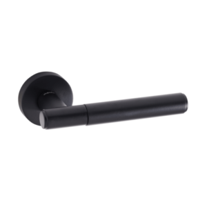 Rosette Dognlar Turkish Sore Cylinder Door Handle Set – Matt Black