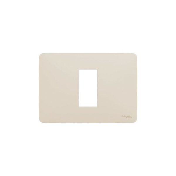 Schneider New Unica Cover Frame 1 Slot - Beige