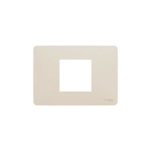 Shabana Stores Schneider New Unica Studio Cover Frame 2 Slot Beige 1 New