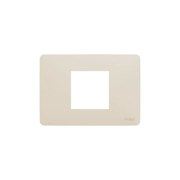 Shabana Stores Schneider New Unica Studio Cover Frame 2 Slot Beige 1 New
