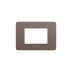 Shabana Stores Schneider New Unica Studio Cover Frame 3 Slots Dark Brown Black 1 New