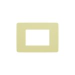 Schneider New Unica Studio Cover Frame 3 Slots   Light Green