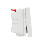 Schneider Bell Button With Sign And Bulb   White