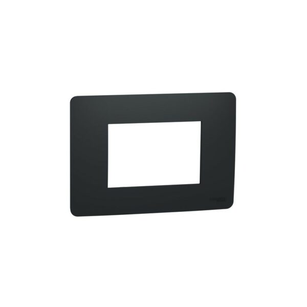 Shabana Stores Schneider Cover Frame 3 Slot Black New