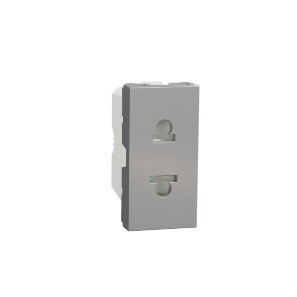 Shabana Stores Schneider Plug Socket On The European American System Silver 1 New