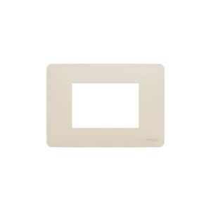 Shabana Stores Schneider Studio Cover Frame 3 Slot Beige 1 New