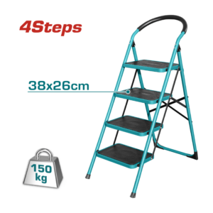 Total Steel Ladder 4 Steps - 1.3m