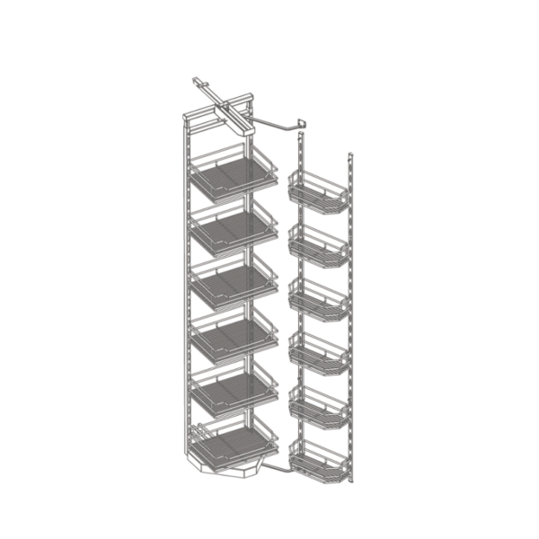 Desk Drawer Half Pivot 6 Rack