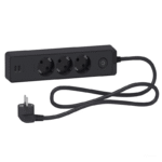ShabanastoresSchneider Electric Extension 3 sockets USB Socket Black15m Shabana Stores شبانة ستورز Schneider Electric Extension 3 Sockets + Usb Socket Black 15m