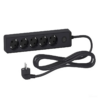 Schneider Electric Extension 5 Sockets 3m-black