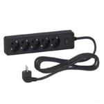 Schneider Electric Extension 5 Sockets 3m black