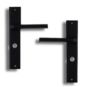 Al - Ahram Bathroom Door Handle Set Afm - Black