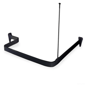 Turkish Adjustable Curtain Rod - Black