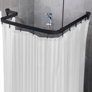 Turkish Adjustable Curtain Rod - Black