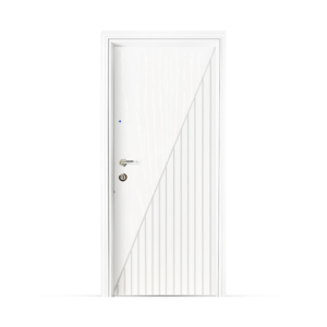 باري وود باب خشب داخلي مجزع Pvc كود Pp210-129 ابيض - 8090 سم