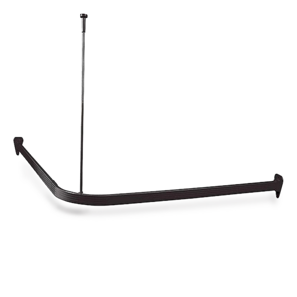Turkish Adjustable Curtain Rod - Black