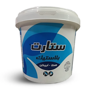 جي ال سي ستارت بستلة 9لتر دهان بلاستيك - ابيض مط