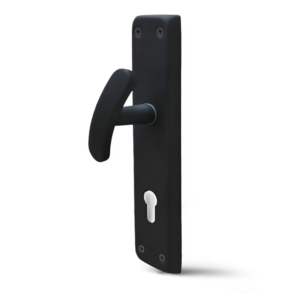 Al-ahram Half Cylinder Door Handle - Matte Black