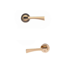 Doganlar Turkish Rosette Door Handle Set Sigma – Golden Matte