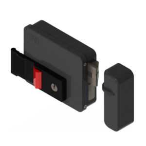Ff Italian Electric Rim Lock- Black
