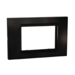 Schneider Miluz Cover Frame 3 Gang  Black
