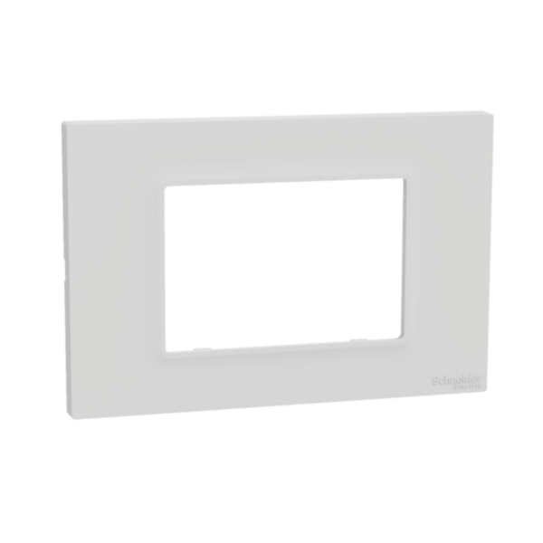 Schneider Miluz Cover Frame 3 Gang – Silver