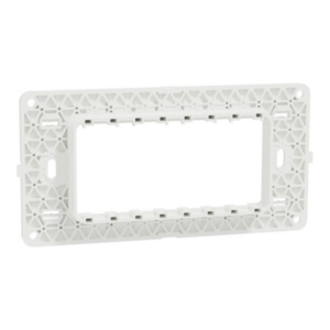 Schneider Miluz Support Frame 4 Modules- White