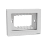 شنايدر ميلوز وش مانع مياه 3 فتحة Ip55   ابيض