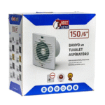 هوروز شفاط هواء تركي 15سم   ابيض