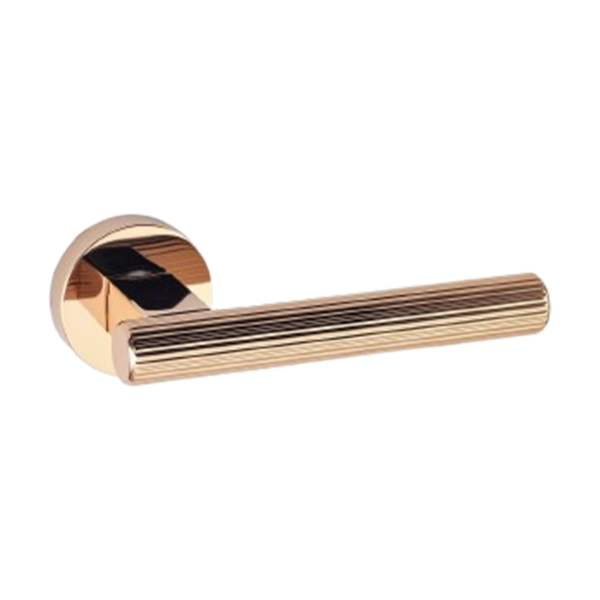 Doganlar Lont Rosette Turkish Cylinder Door Handle Set – Gold