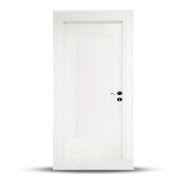 Melamine Internal Wood Door Code 401 White - 80/90cm