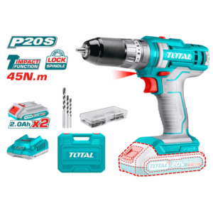 Total Li-ion Impact Drill 2 Batteries - 20v