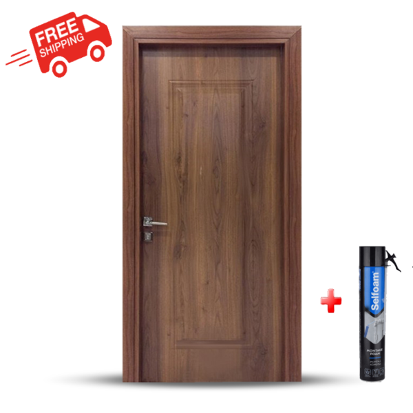 Melamine Internal Wood Door Code 418 Light Brown - 80/90cm